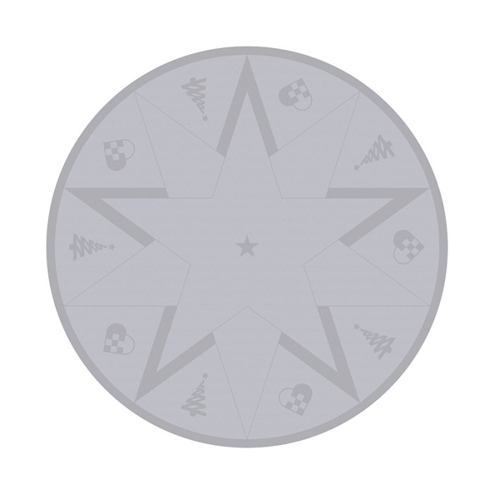 Novoform STARS Juletrstppe Winter Grey