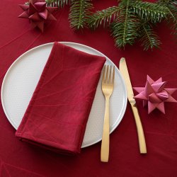 Novoform STARS Stofservietter 4 stk. Advent Red