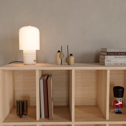 Novoform TOKYO Bordlampe Travertin