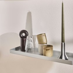 OYOY Bakku Hylde Stor Aluminium