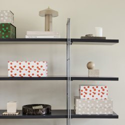 OYOY Hako Opbevaringskasse A4 Prikket Off-White