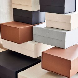 OYOY Hako Opbevaringskasse A4 Dark Caramel