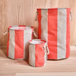 OYOY Kara Opbevaringskurv Medium Cherry Red 2 Stk.