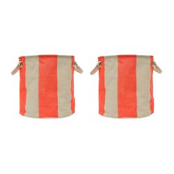 OYOY Kara Opbevaringskurv Medium Cherry Red 2 Stk.