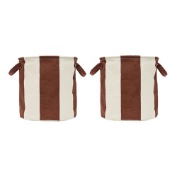 OYOY Kara Opbevaringskurv Medium Nutmeg 2 Stk.