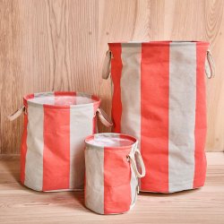 OYOY Kara Opbevaringskurv Small Cherry Red 2 Stk.