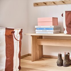 OYOY Kara Vasketjskurv/Opbevaringskurv Large Nutmeg