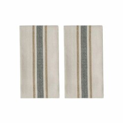 OYOY Linu Viskestykker 2 stk Sort