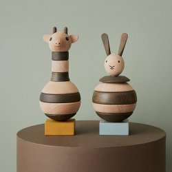 OYOY Mini Kanin Stabletrn - Natur/Mrk 