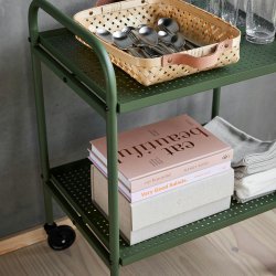 OYOY Maki Trolley Rullebord Olive