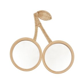OYOY Mini Kirsebr Rattan Vgspejl