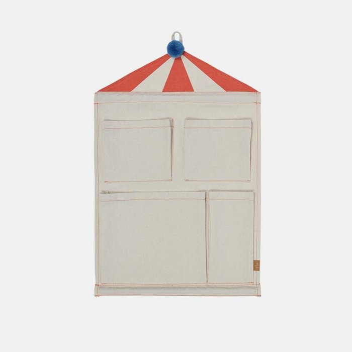 OYOY Mini Circus Wall Storage Opbevaring 1 Clay/R�d