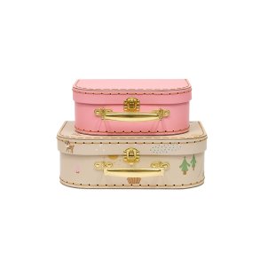 OYOY Mini Kuffert Friends In The Forest - Deer & Duck - St af 2 stk