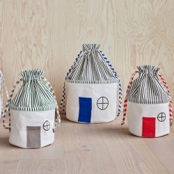 OYOY Mini Koya Opbevaringskurv Lille Cherry Red