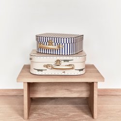 OYOY Mini Kuffert - Krokodille/Stribet - St af 2 stk