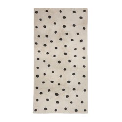 OYOY Mini Poteto T�ppe Large 168x84cm Sort/Hvid