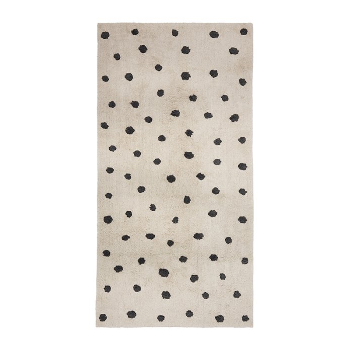 OYOY Mini Poteto T�ppe Large 168x84cm Sort/Hvid