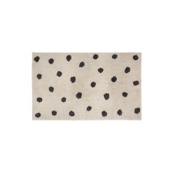 OYOY Mini Poteto T�ppe Small 80x48cm Sort/Hvid