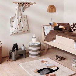 OYOY Mini Rabbit Step Stool Olive