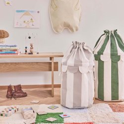 OYOY Mini Saga Opbevaringskurv S�t af 2 Clay/Gr�n