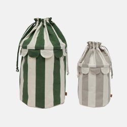 OYOY Mini Saga Opbevaringskurv S�t af 2 Clay/Gr�n