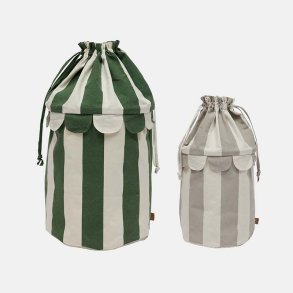 OYOY Mini Saga Opbevaringskurv S�t af 2 Clay/Gr�n