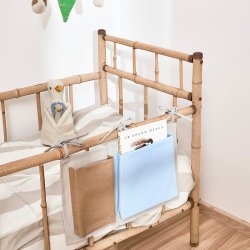 OYOY Mini Saga Bed Storage Opbevaring Clay/Bl