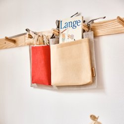 OYOY Mini Saga Bed Storage Opbevaring Clay/Rd