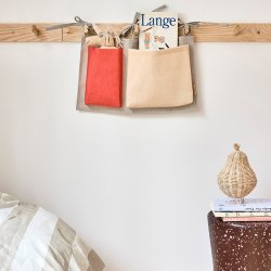 OYOY Mini Saga Bed Storage Opbevaring Clay/Rd