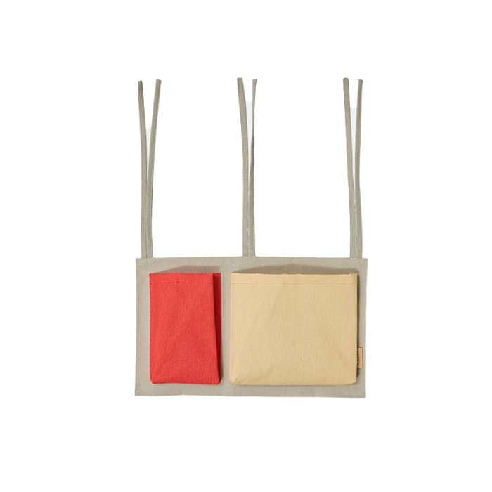 OYOY Mini Saga Bed Storage Opbevaring Clay/Rd