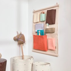 OYOY Mini Saga Wall Storage Opbevaring Rose