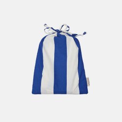 OYOY Mini Shima Junior Sengetj 100x140 cm Optic Blue