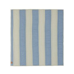 OYOY Mini Striped Quiltet Tppe Bl/Clay