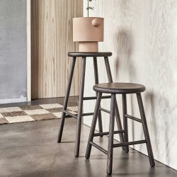 OYOY Moto Stool Taburet Lav Mrk Ask