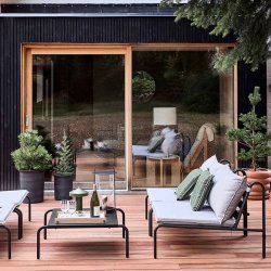 OYOY Outdoor Kyoto Udendrs Pude Off-white/Grn