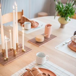 OYOY Palloa Lysestage - Lav - Messing