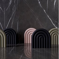 OYOY Rainbow Bordskner - Sort