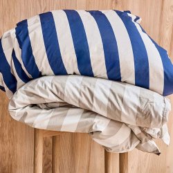 OYOY Shima Sengetj 140x200 cm Optic Blue