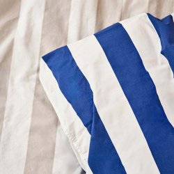 OYOY Shima Sengetj 140x220 cm Optic Blue