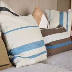 OYOY Sofuto Pudebetrk 50x50 cm Blue/Clay