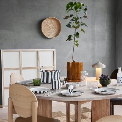 OYOY Toppu Brdkurv Black/White/Taupe