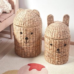 OYOY Mini Bjrn og Kanin Opbevaringskurve - St af 2