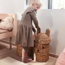 OYOY Mini Bjrn og Kanin Opbevaringskurve - St af 2