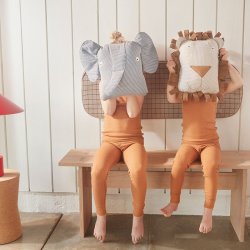 Oyoy Mini Denim Pude - Lobo L�ve