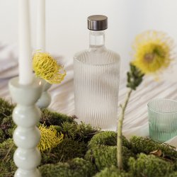 Paveau Ribbed Bottle Karaffel White Haven