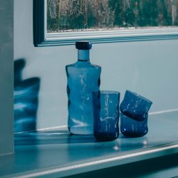 Paveau Swirl Bottle Karaffel Large 1,25L Midnight