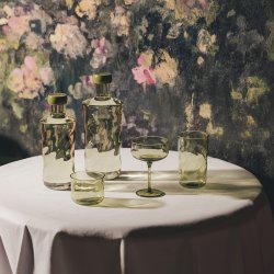 Paveau Swirl Bottle Karaffel Large 1,25L Moss