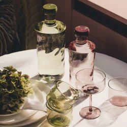 Paveau Swirl Bottle Karaffel Medium 0,75L Silt