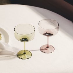 Paveau Swirl Coupe Vinglas 2 stk Moss