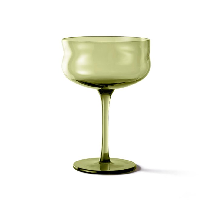 Paveau Swirl Coupe Vinglas 2 stk Moss